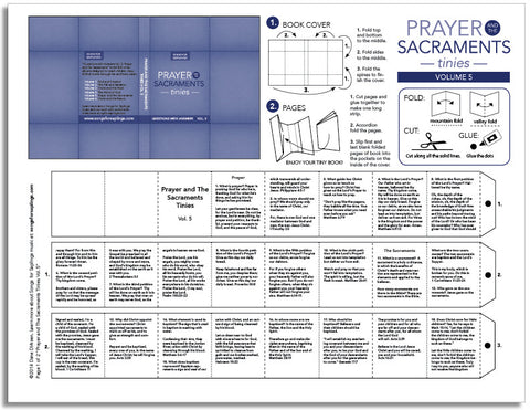 Prayer and the Sacraments - Tinies Vol. 5 (PDF)