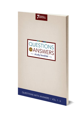 The Questions with Answers Study Booklet PDF - Printer friendly version