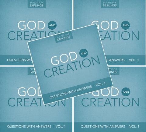 5-Pack: Questions with Answers Vol. 1: God and Creation (CD Format - Special Church Partner Pricing)