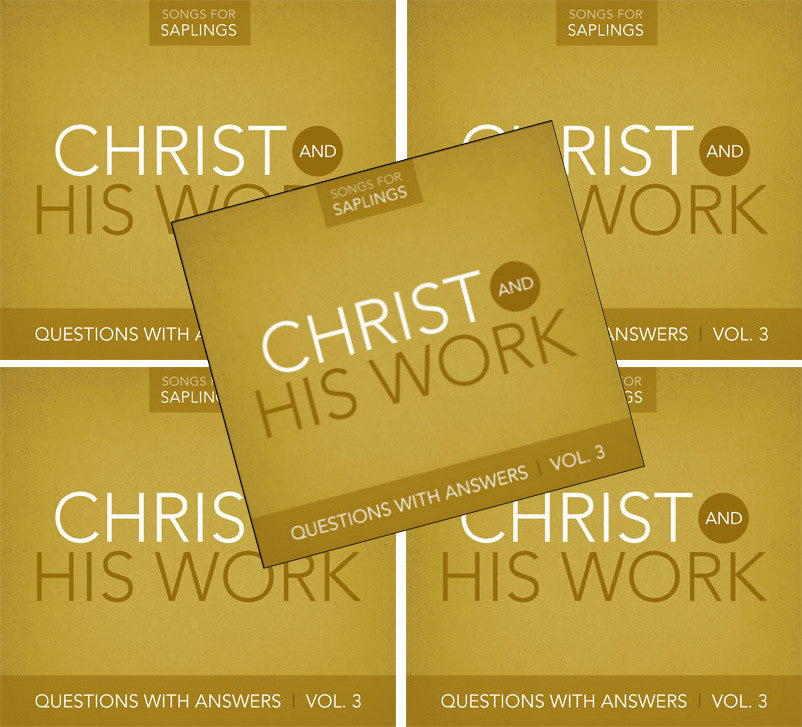 5-Pack: Questions with Answers Vol. 3: Christ and His Work (CD Format - Special Church Partner Pricing)