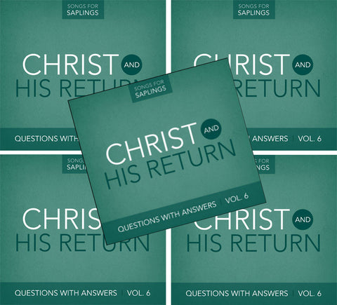 5-Pack: Questions with Answers Vol. 6: Christ and His Return (CD Format - Special Church Partner Pricing)
