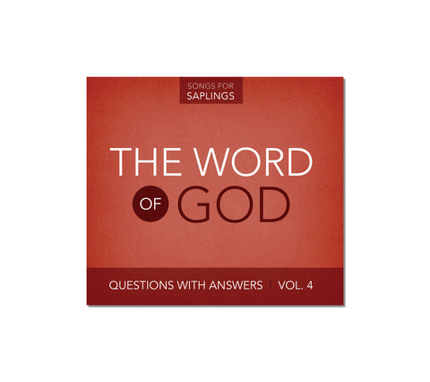 Questions with Answers Vol. 4: The Word of God (CD Format)